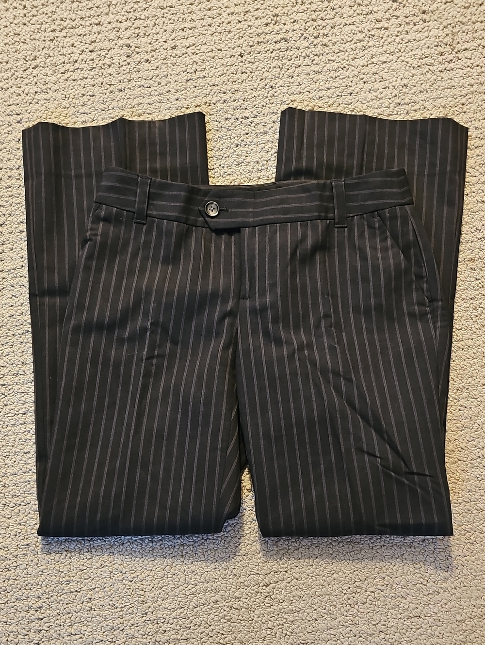 Banana Republic Charcoal Gray Pinstripe Women's Dress Pants